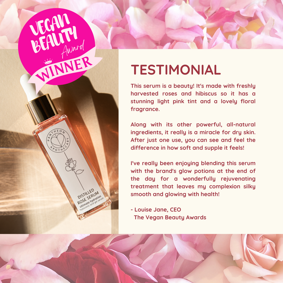 DISTILLED ROSE SERUM - ULTIMATE HYDRATION