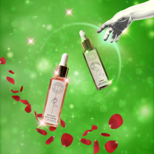 Gaia vitamin C serum and Distilled Rose serum pairing